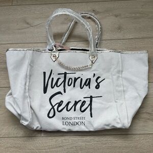 Victoria’s Secret Bond St London Tote Shopping Bag 25.5”x9”x14” New With Tags